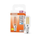 OSRAM SPECIAL T26 FIL 55 kleine LED-Speziallampe mit Sockel E14, schlanke Form, 4,9W, 730lm, 4000K,...