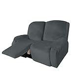 PWZYBXL Stretch Ruhesessel Bezug,Samt Liebessitz Relaxsessel Bezug 6 Stück Waschbar Ruhesessel...