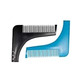 KINHARD 2 Stück Bartformwerkzeug, Bartform - und Styling - Vorlage für...