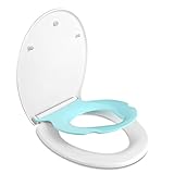Toilettendeckel mit Kindersitz Integriert, Klodeckel aus Urea-Duroplast Kinder Toilettendeckel , WC...