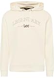 Lee Herren Legendary Hoodie Hooded Sweatshirt, Beige, M