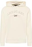 Lee Herren Legendary Hoodie Hooded Sweatshirt, Beige, M