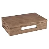 Differnz Waschtischplatte Eichenholz 40 x 25 x 10 cm - Waschbeckenunterschrank Schwebend - Wandregal...