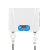 Durchlauferhitzer 5500W 220V Elektrische Warmwasserbereiter Tankloser Mini-Warmwasserbereiter mit...