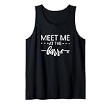Treffen Sie mich an der Barre, Geschenk für Frauen, trainieren Sie an der Ballettstange. Tank Top