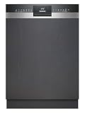 Siemens SN53HS16AE iQ300, Teilintegrierter Geschirrspüler 60 cm, Made in Germany, Besteckkorb,...