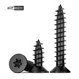 QANCEN 20 Stück Torx-Holzschrauben, M6 x 20 mm, 304 Edelstahl, flacher Senkkopf,...