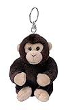 WWF WWF00283 Plüsch Schimpanse als Schlüsselanhänger, ca. 10 cm groß, realistisch gestaltetes...