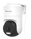 VIM TAG 2,5K Überwachungskamera Aussen, 5GHz WLAN Kamera Überwachungs außen,360°PTZ mit PIR...
