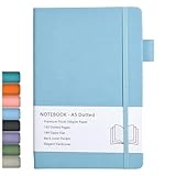 Dotted Notizbuch A5, Hardcover Dotted Journal mit Premium 100 GSM Dickes Papier, 192 Seiten,...
