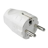 Bachmann Stecker Montagestecker Schutzkontakt, 910200,Weiß