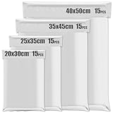 60 Stück Plastik Versandbeutel, Wasserdichte Versandtaschen Warensendung, Versandtüten Für...