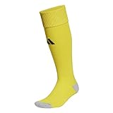 adidas Unisex Knee Socks Milano 23 Socks, Team Yellow/Black, IB7815, KXXL