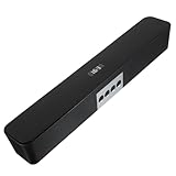 Tofficu Kabellose Stereo Soundbar mit Integrierter Akku Aux IN USB Karten und Fm Radio Kraftvoller...