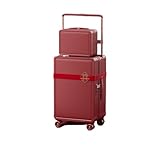 JYARZ Hochzeitsreisegepäck Mit Zahlenschlössern Mutter-Kind-Box(Rood,26inch)