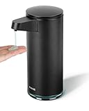 AIKE SensePro Seifenspender Automatisch, USB-C aufladbar, Edelstahl Schwarz Matt 380ml für...