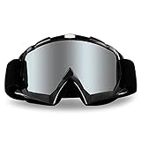 4-FQ Motocross Brille, Motorradbrille, Hochwertige Off Road Racing Crossbrille, Anti Fog UV...