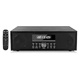 Kompaktanlage mit CD Player, Micro-HiFi-Anlage 2x20W Lautsprechersystem, Mini-Stereoanlage mit...