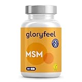 MSM Kapseln hochdosiert 365 Stück - 1600mg Methylsulfonylmethan (MSM) pro Tagesdosis - 99,9% reines...