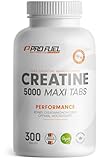 Creatin Tabletten 300x - optimal hochdosiert mit 5685 mg Creatin-Monohydrat, davon 5000 mg Creatin -...