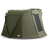 Lucx Caracal Bivvy Angelzelt für 1-2 Mann - wasserdichtes Karpfenzelt mit herausnehmbarer...