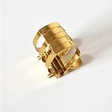 Altsaxophon-Ligatur, Vergoldetes Saxophon – Altsaxophon-Mundstück-Ligatur Mit...