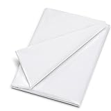 Wamkon 100 x 200 cm breit Bügelvlies, Weiß aufbügelbare Vlies Einlagestoff in Leichter Stärke...