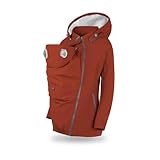 fun2bemum Aurora 5in1 Winter Jacke, Umstandsjacke mit Einsatz, Softshell Tragejacke mit Teddyfutter...