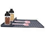 Harmoousue Silikon-Grillmatte, Seitenablagematte Für Grill, Robuste Grillmatte, Griddle-Grillpads...