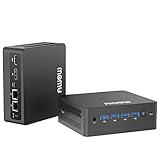 Mini PC Dual LAN Intel N5095 bis zu 2,9 GHz, 8 GB SODIMM 256 GB SSD, Mini Desktop Computer 4K @ 60Hz...