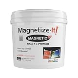 Magnetize-It! Magnetische Wand-/Kreidetafelfarbe (wasserbasierend) - SCHWARZ - | 4L | 4000ml | Deco...