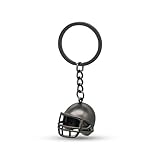 40YARDS American Football Schlüsselanhänger – 3D Helm aus Metall mit Schlüsselring –...