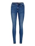 VERO MODA Damen Jeans Hose VMTanya Piping 10222531 medium Blue Denim M/32