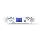NEDIS Küche Radio FM-Radio | Unterschrank-Radio | 30 voreingestellte Sender | Display mit...