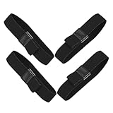 WATIIFUFU Verstellbarer Lunchbox Gurt mit Integriertem Löffelhalter Elastisches Schwarzes Band 4...