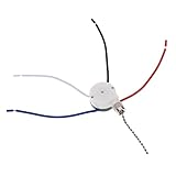 iplusmile Zugkettenschalter für Deckenventilator Gang Adrig Einfacher Einbau Vielseitig für...