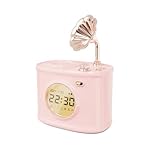 yomoe Bluetooth-Lautsprecher, Retro-Uhr, Kalender mit Display, Desktop-Heimdekoration, Kreatives...