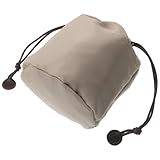 ANDRESLAD PU Organizer Einsatz Rund für Eimertaschen Strapazierfähiger PU Innentascheinsatz Beige...