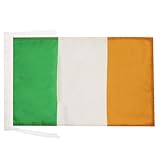 AZ FLAG - Flagge Irland - 45x30 cm Mit Kordel - Irische Fahne 30 x 45 Cm - Flaggen