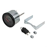 Yhenlovtt Digitales Voltmeter-Messgerät für Autos, 5,1 cm, 52 mm, LED-Display, Voltmeter 8–16 V,...