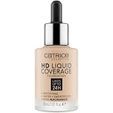 Catrice HD Liquid Coverage Foundation, Nr. 010, Nude, langanhaltend, mattierend, matt, für unreine...