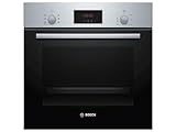 Bosch HBF133BR0 Serie 2 Einbau-Backofen, 60 x 60 cm, EcoClean Direct Reinigungshilfe, 3D Heißluft...