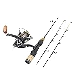 Angelrute, 60 cm 2 Tipps Angelrute Reel Combos Winter EIS Angelrute Reel Set Angelrute Pole Tackle...