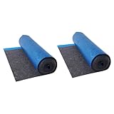VEVOR Trittschalldämmung, 37,2 m², 3 mm Laminatbodenunterlage mit angebrachter Dampfsperre, Faser...