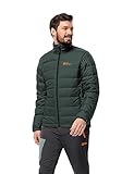 Jack Wolfskin Herren ATHER DOWN JKT M Daunenjacke, Black Olive, M