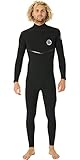 Rip Curl 2023 Männer E-Bomb 5/3mm Rückenreißverschluss Neoprenanzug 130MFS - Black