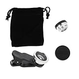 SEWACC 2 Sätze Handy Kameraobjektiv Kit Fischaugen Weitwinkel Makro Linse Clip Installieren...