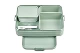 Mepal - Bento Lunchbox Take A Break Large - Brotdose mit Bento-Box - Meal Prep Box für Sandwiches,...