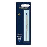Waterman Ersatzmine für Kugelschreiber | feine Spitze | Blaue Tinte | 1 Stück