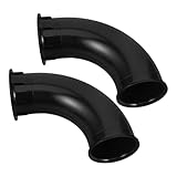 BELLIFFY 2 Stück Bassreflexrohre Kunststoff 90X210mm für Auto Subwoofer und Heimlautsprecher...